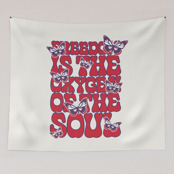 Item preview, Freedom Is the Oxygen Of The Soul designed and sold by PaintedPixels01.
