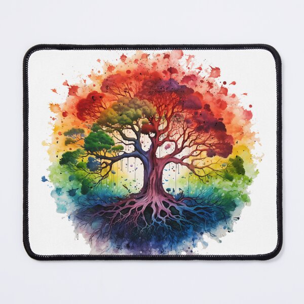 Item preview, Peaceful Predators Mandala - Harmonious Watercolor Carnivores in Yoga Poses designed and sold by Silver Medal.