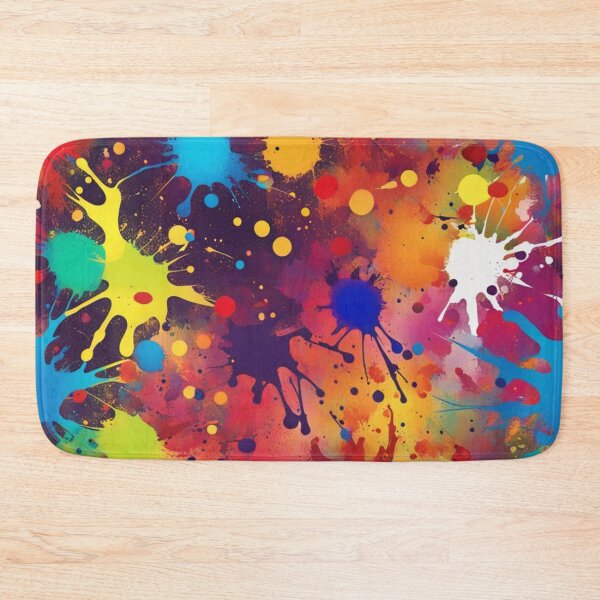 Item preview, Abstract Colorful Paintball Splatter Pattern designed and sold by calibrit.