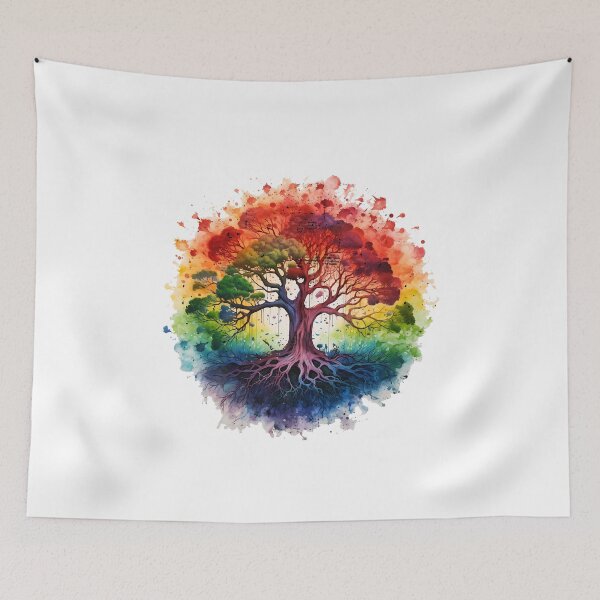 Item preview, Peaceful Predators Mandala - Harmonious Watercolor Carnivores in Yoga Poses designed and sold by Silver Medal.