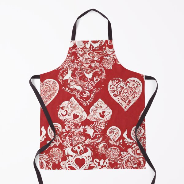 Item preview, Red valentine heart pattern designed and sold by seahorse crossing.
