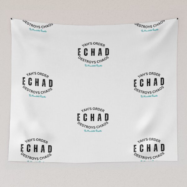 Item preview, ECHAD Yah's Order Destroys Chaos - White designed and sold by TheReporter1.