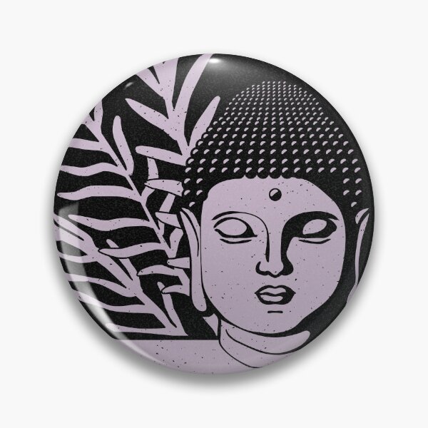 Item preview, Buddha Head Statue with Palm Fronds - Coal + Dust designed and sold by Irene Estelle.