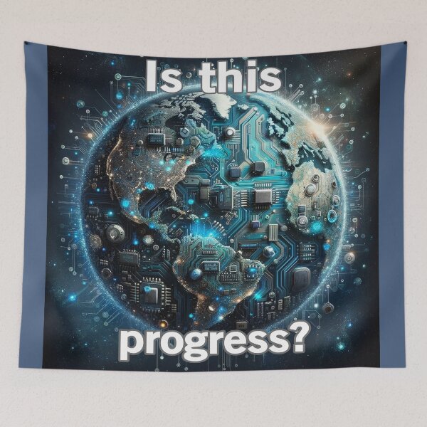 Item preview, Is This Progress? designed and sold by Surreallytee.