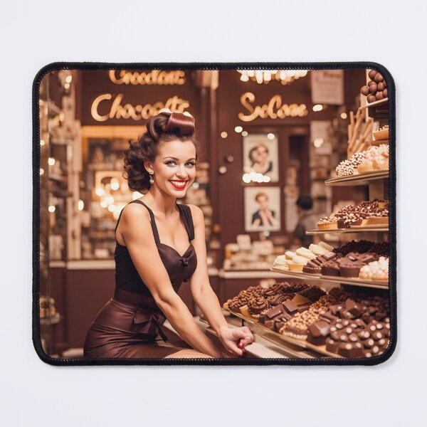 Item preview, Chocolate shop pin-up designed and sold by Kenosuke78.