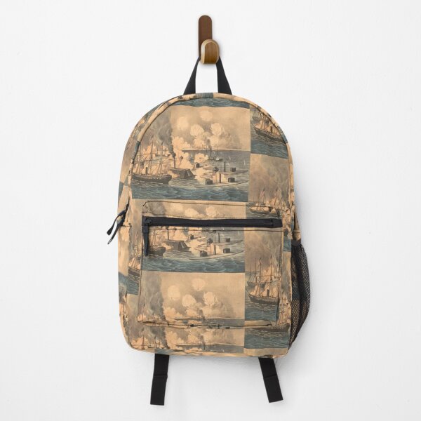 Item preview, The Battle of Mobile Bay - American Civil War - 1864 - Historical Naval Art designed and sold by TheHappyK.