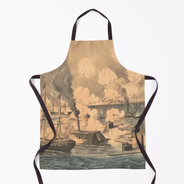 Item preview, The Battle of Mobile Bay - American Civil War - 1864 - Historical Naval Art designed and sold by TheHappyK.