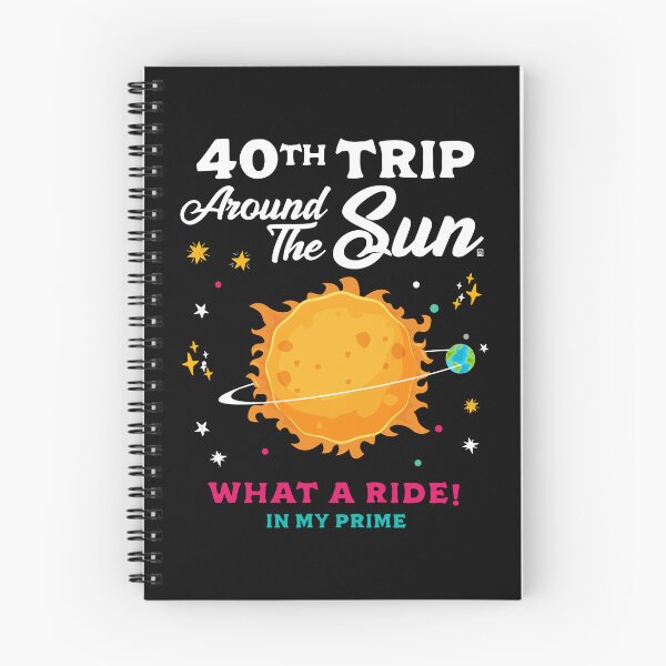 Item preview, 40.º viaje alrededor del sol Celebración del 40.º cumpleaños designed and sold by Uppercase Tees.