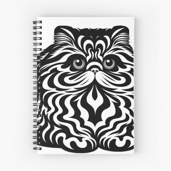 Artikelvorschau, Perserkatze im Op-Art-Stil der 1960er Jahre entworfen und verkauft von hiddenlayers.