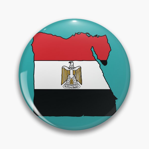 Item preview, Egypt country shape flag designed and sold by Rachael Taylor.