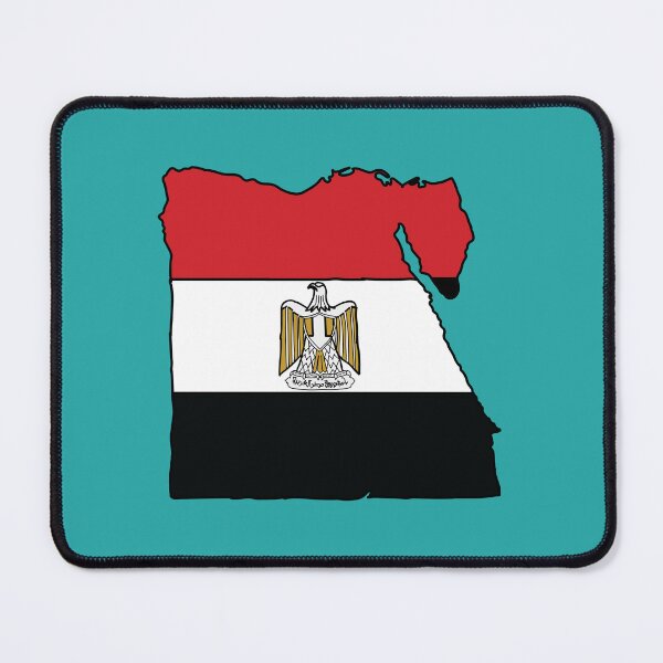 Item preview, Egypt country shape flag designed and sold by Rachael Taylor.