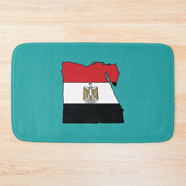 Item preview, Egypt country shape flag designed and sold by Rachael Taylor.