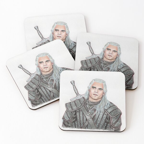 Item preview, Portrait of Henry Cavill as The Witcher Geralt of Rivia designed and sold by MariaCameliaArt.