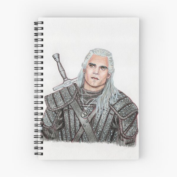 Item preview, Portrait of Henry Cavill as The Witcher Geralt of Rivia designed and sold by MariaCameliaArt.