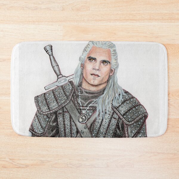 Item preview, Portrait of Henry Cavill as The Witcher Geralt of Rivia designed and sold by MariaCameliaArt.
