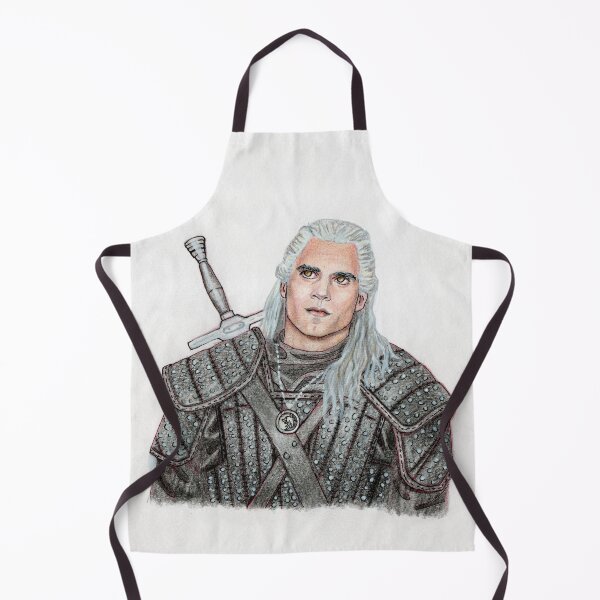Item preview, Portrait of Henry Cavill as The Witcher Geralt of Rivia designed and sold by MariaCameliaArt.
