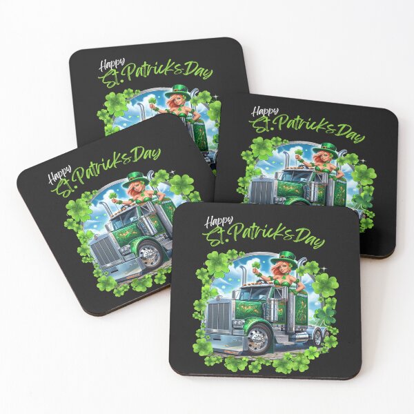 Item preview, Happy St Patrick's Day Big rig  designed and sold by SeeingBeyond.