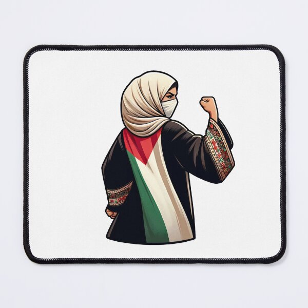 Item preview, Strong Gaza Palestinian Hijab Women Fighting designed and sold by Asma-Musleh.