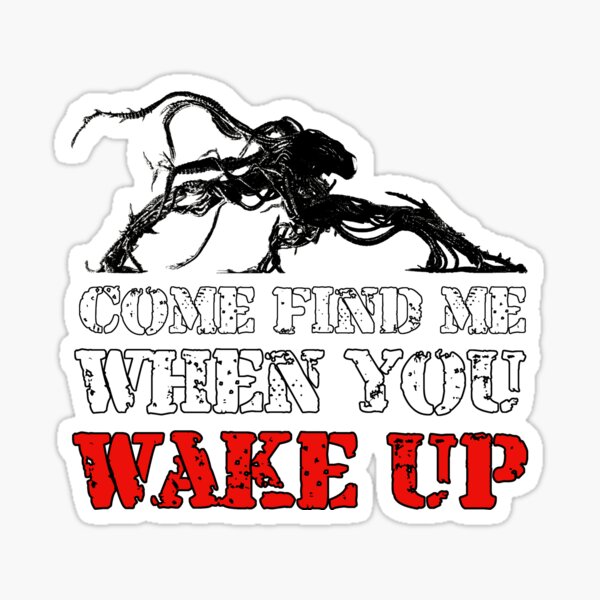 Item preview, Rita Vrataski wake up quote designed and sold by QuotableThings.
