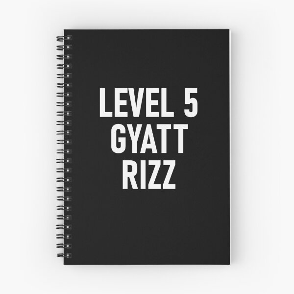 Item preview, Level 5 Gyatt Rizz Gen Z Slang Meme Line designed and sold by reg5500.