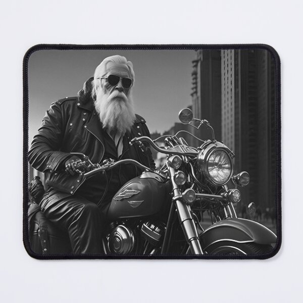 Item preview, Old classic Rider motorcyclist black and white street style designed and sold by Carlos Gudino.