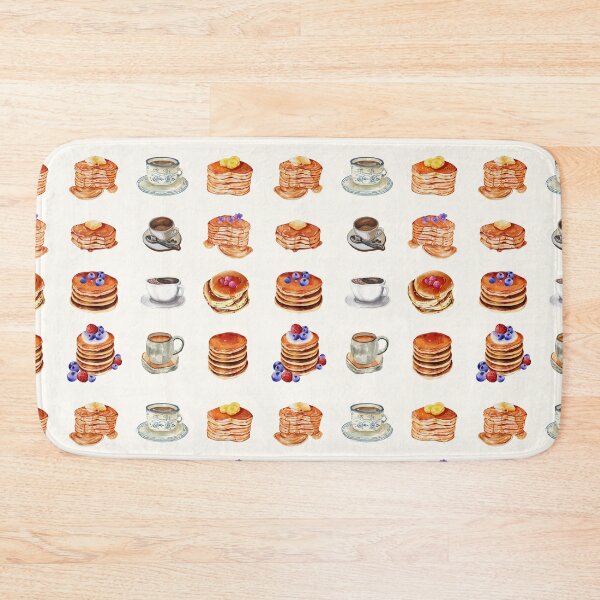 Item preview, Pancake and Coffee Set - Watercolor - Breakfast Lovers designed and sold by patternjp.