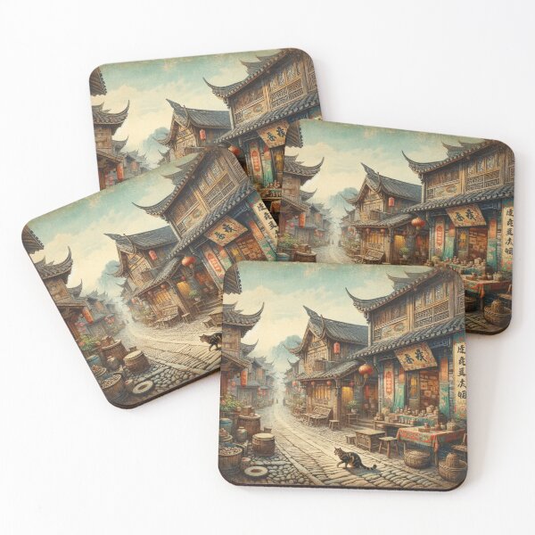 Item preview, Chinese Street Rustic Artwork designed and sold by ArtfulMiller.