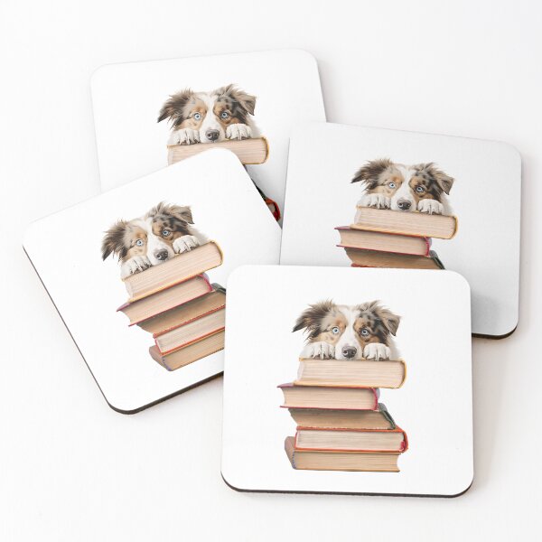 Item preview, Australian Shepherd And Books designed and sold by TheAnimalZ00.
