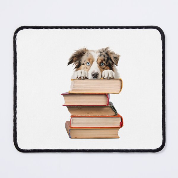 Item preview, Australian Shepherd And Books designed and sold by TheAnimalZ00.