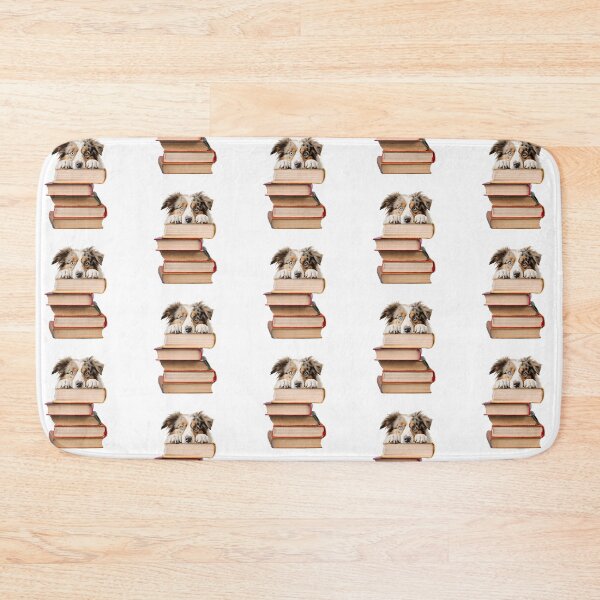 Item preview, Australian Shepherd And Books designed and sold by TheAnimalZ00.