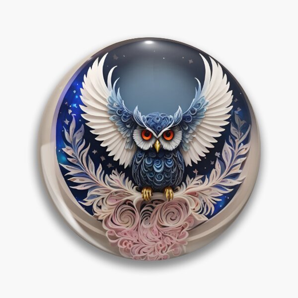 Item preview, Owl in dark night designed and sold by BotunPeony.