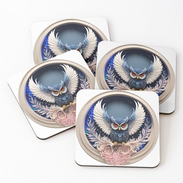 Item preview, Owl in dark night designed and sold by BotunPeony.