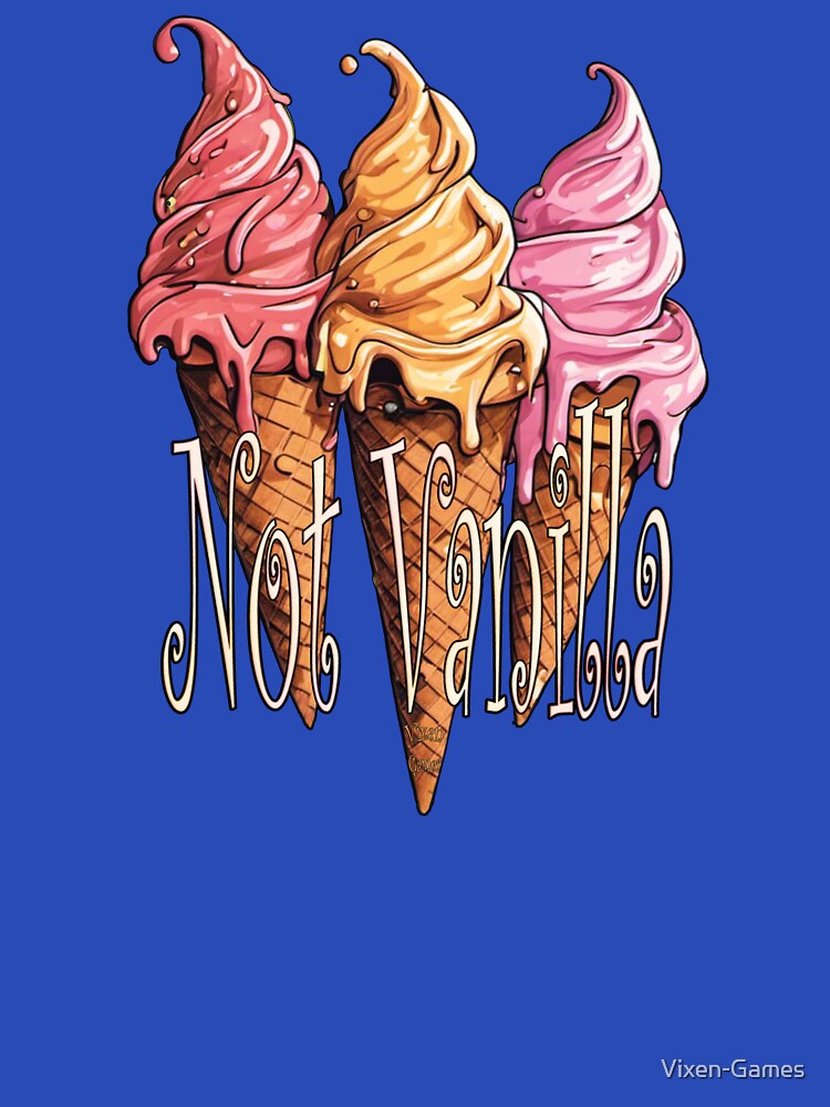 Thumbnail 7 of 7, Essential T-Shirt, Not Vanilla designed and sold by Vixen-Games.