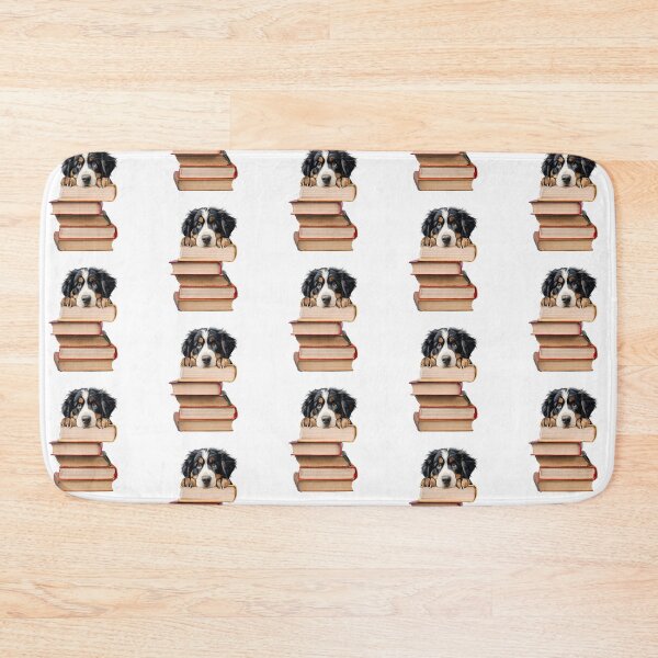 Item preview, Bernese Mountain Dog And Books designed and sold by TheAnimalZ00.