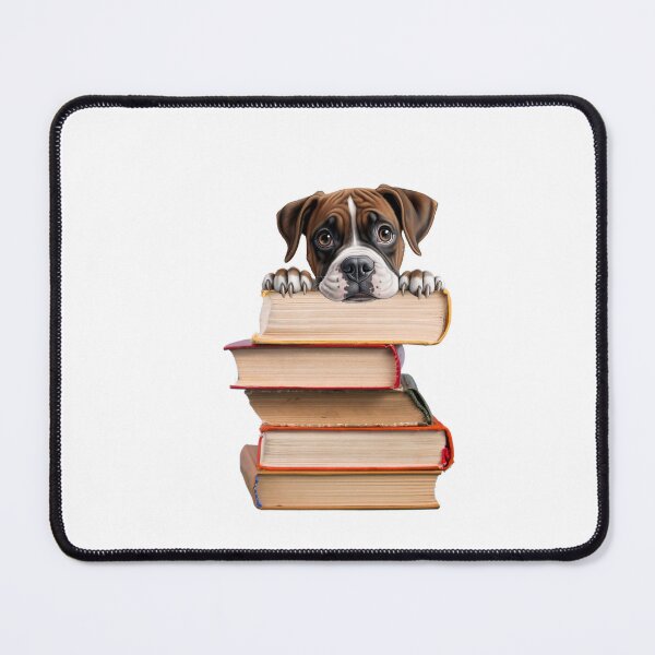 Item preview, Boxer And Books designed and sold by TheAnimalZ00.