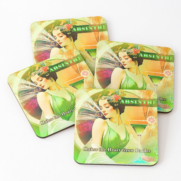 Item preview, The Green Muse: Absinthe Makes the Heart Grow Fonder designed and sold by Sanctum Icons.