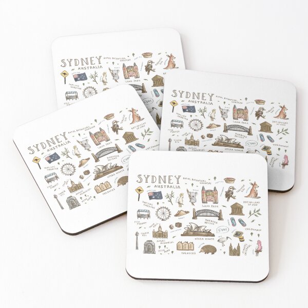 Item preview, Sydney Landmarks designed and sold by Those Pencil Shavings.