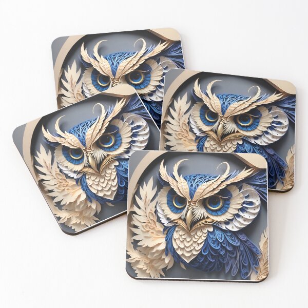 Item preview, Owl in dark night designed and sold by BotunPeony.