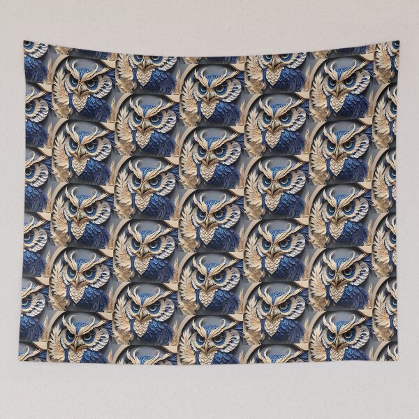 Item preview, Owl in dark night designed and sold by BotunPeony.