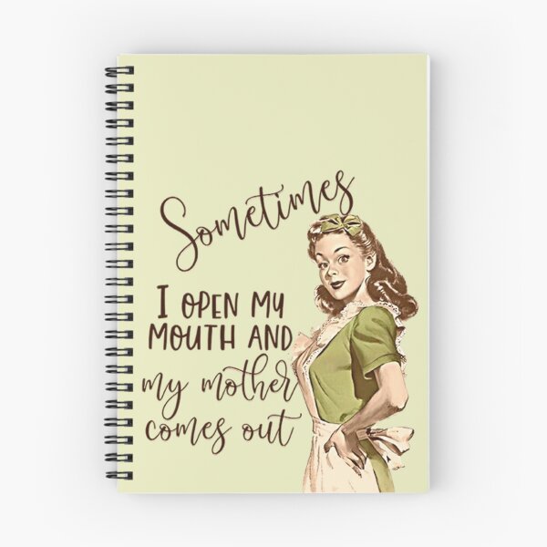 Item preview, Funny Sometimes I Open My Mouth and My Mother Comes Out designed and sold by Vicky021.