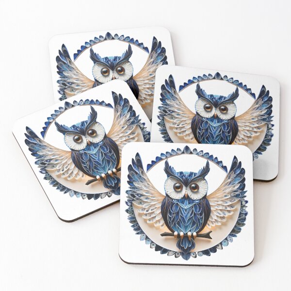 Item preview, Owl in dark night designed and sold by BotunPeony.
