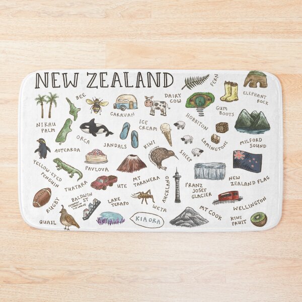 Item preview, New Zealand Landmarks designed and sold by Those Pencil Shavings.