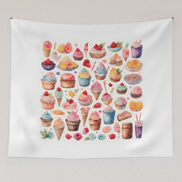 Item preview, Cupcake and sweets dessert designed and sold by Jayjaynaenae.