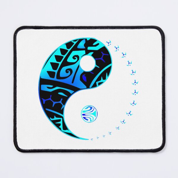 Item preview, RAANUI - Yin Yang (blue) designed and sold by Nesian-Tahiti.