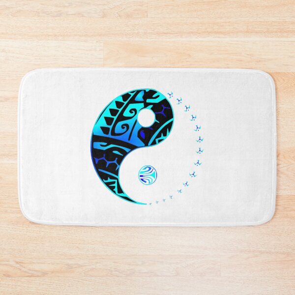 Item preview, RAANUI - Yin Yang  (blue) designed and sold by Nesian-Tahiti.