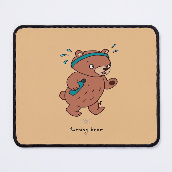 Item preview, Barry Bear in "Running bear" designed and sold by Pxycrafts.