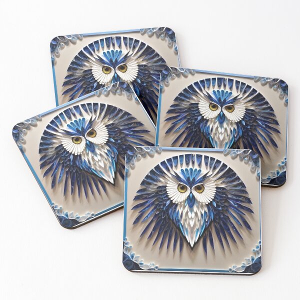 Item preview, Owl in dark night designed and sold by BotunPeony.