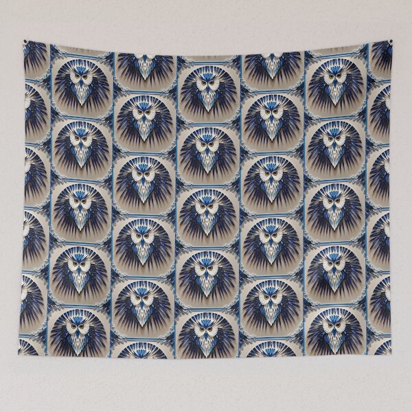 Item preview, Owl in dark night designed and sold by BotunPeony.