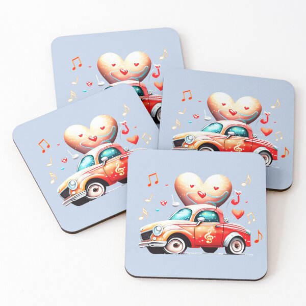 Item preview, Retro car love and music designed and sold by Artbellachi.