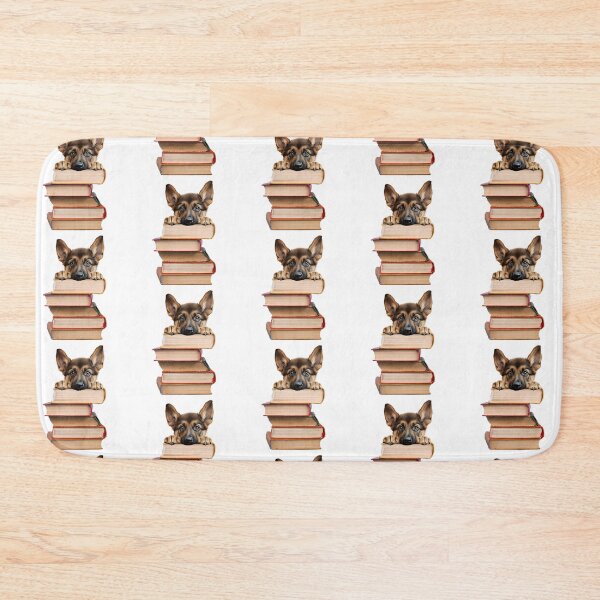 Item preview, German Shepherd And Books designed and sold by TheAnimalZ00.